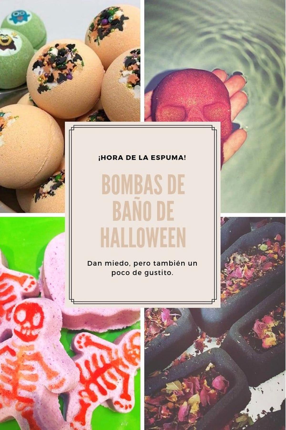 Bombas de baño de Halloween