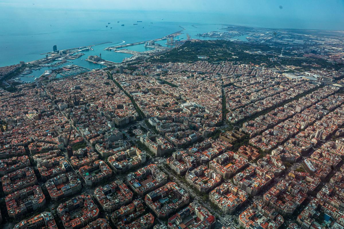 Las obras en Barcelona desde el aire