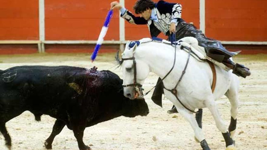 El rejoneador Diego Ventura en el Coliseum, en 2014. //13fotos