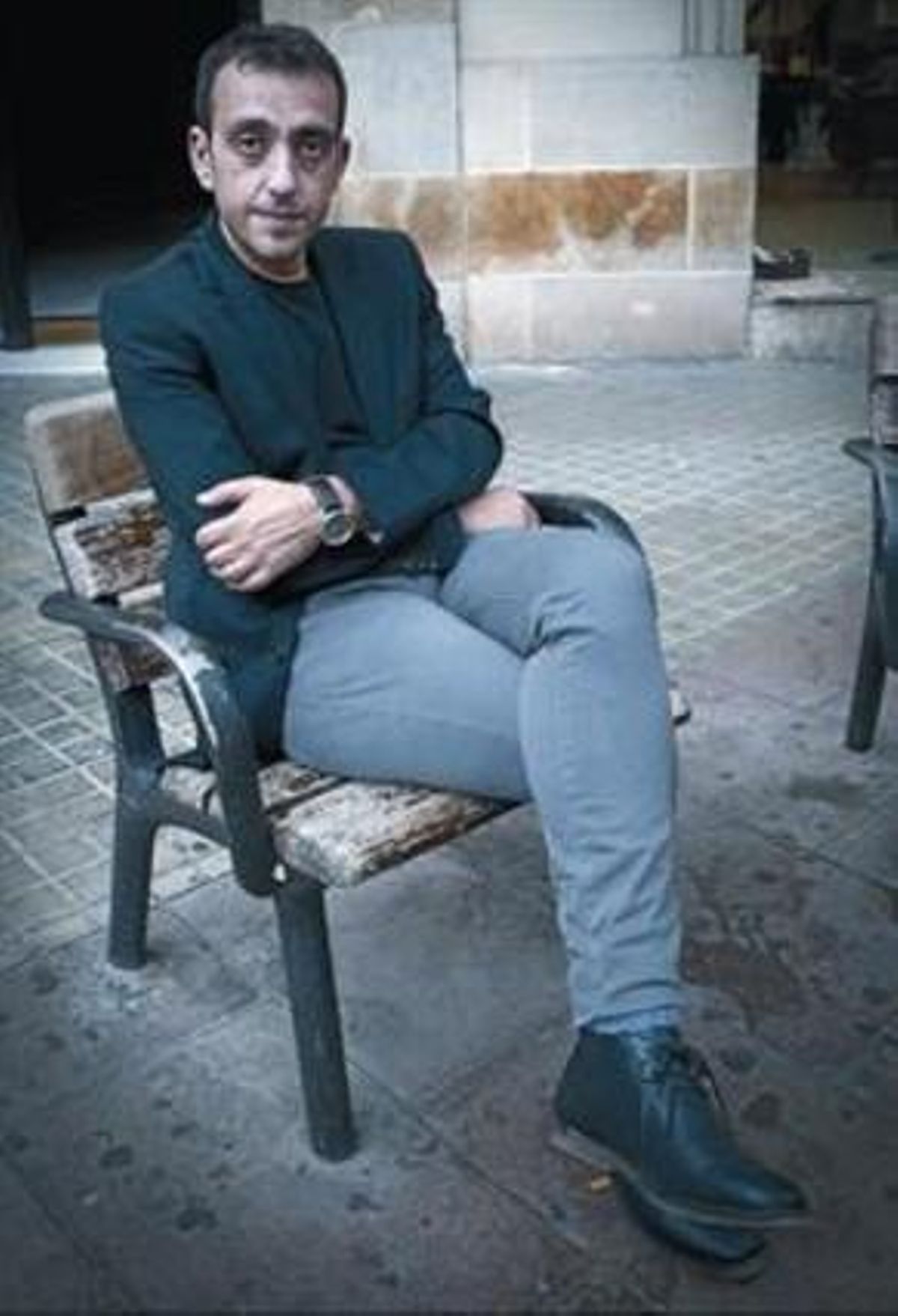 L’escriptor francès Jérôme Ferrari, dijous passat, a Barcelona. L’escriptor francès Jérôme Ferrari, dijous passat, a Barcelona.