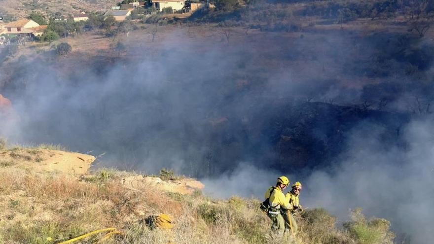 Un hombre de 73 años, sospechoso de provocar un incendio en La Muela