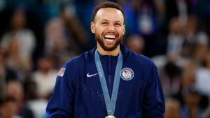 Stephen Curry, con la selección de Estados Unidos