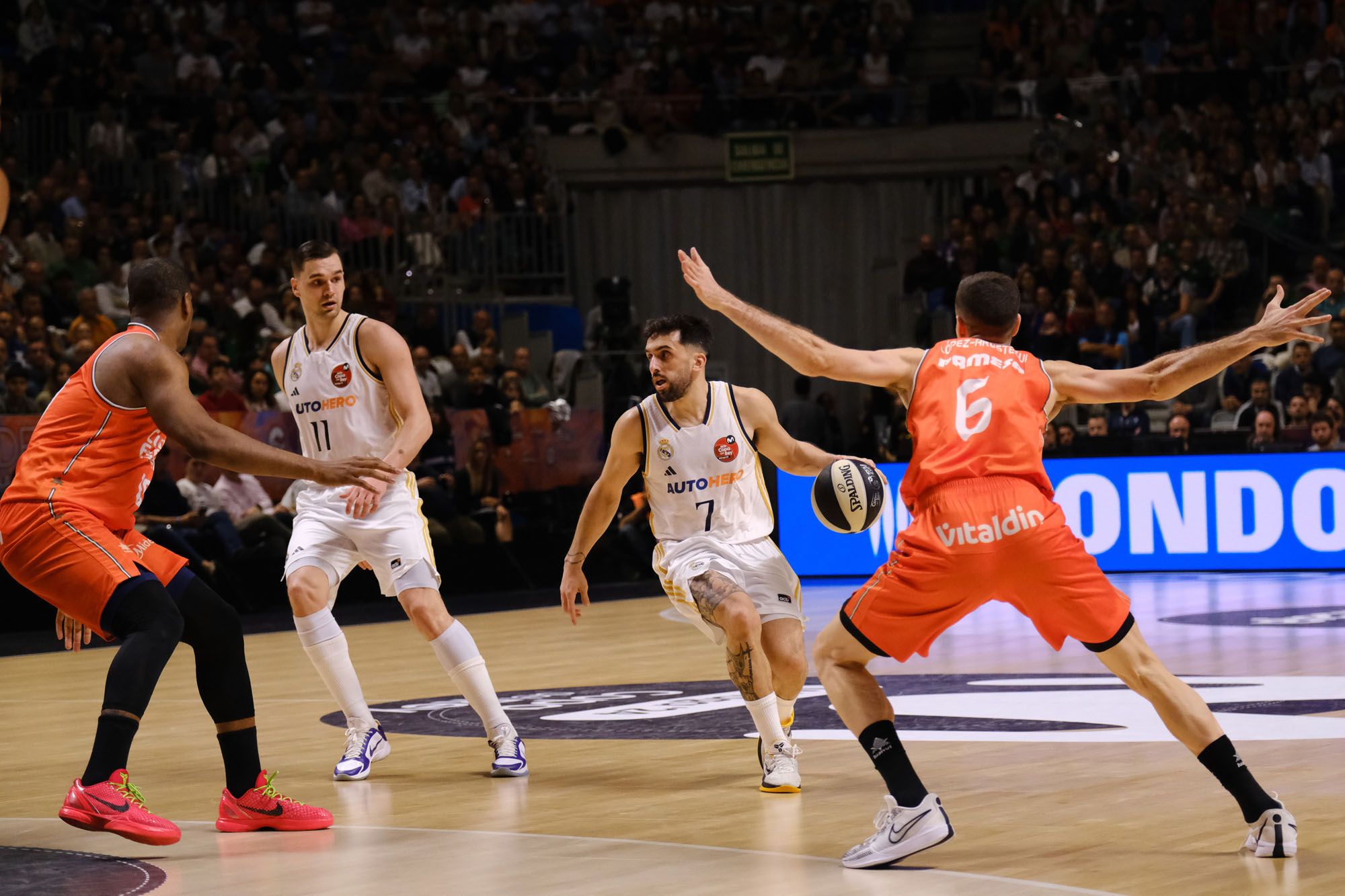 El Real Madrid - Valencia Basket de la Copa 2024. Gregorio Marrero