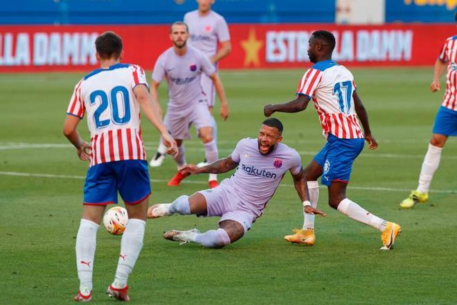 Las mejores imágenes del Barça-Girona: El debut de Depay