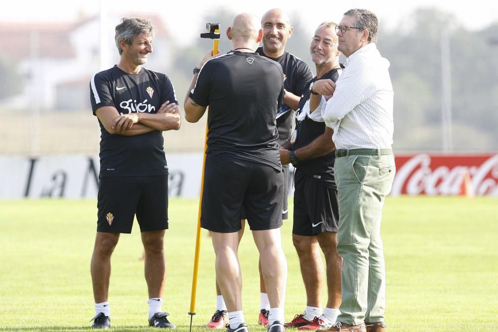 Entrenamiento del Sporting