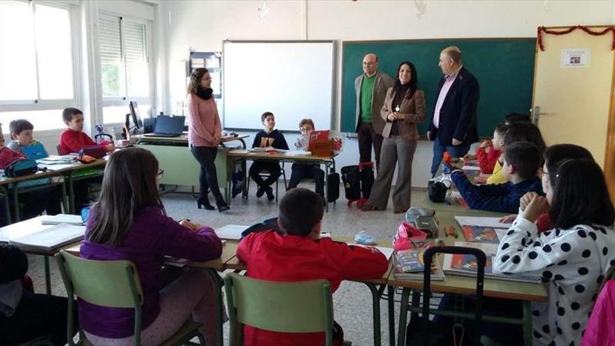 obras en el colegio de segura