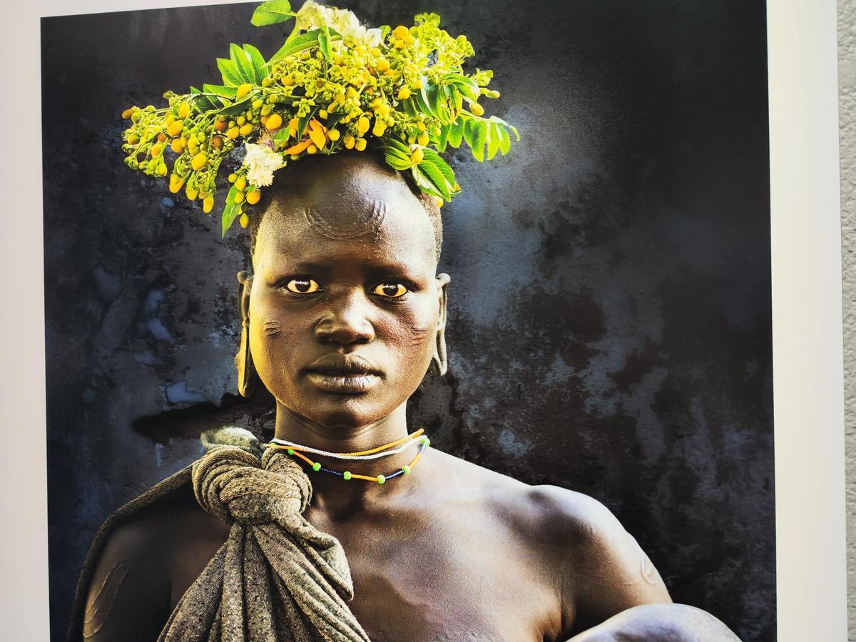 Una de las fotos de la exposición de Grado.