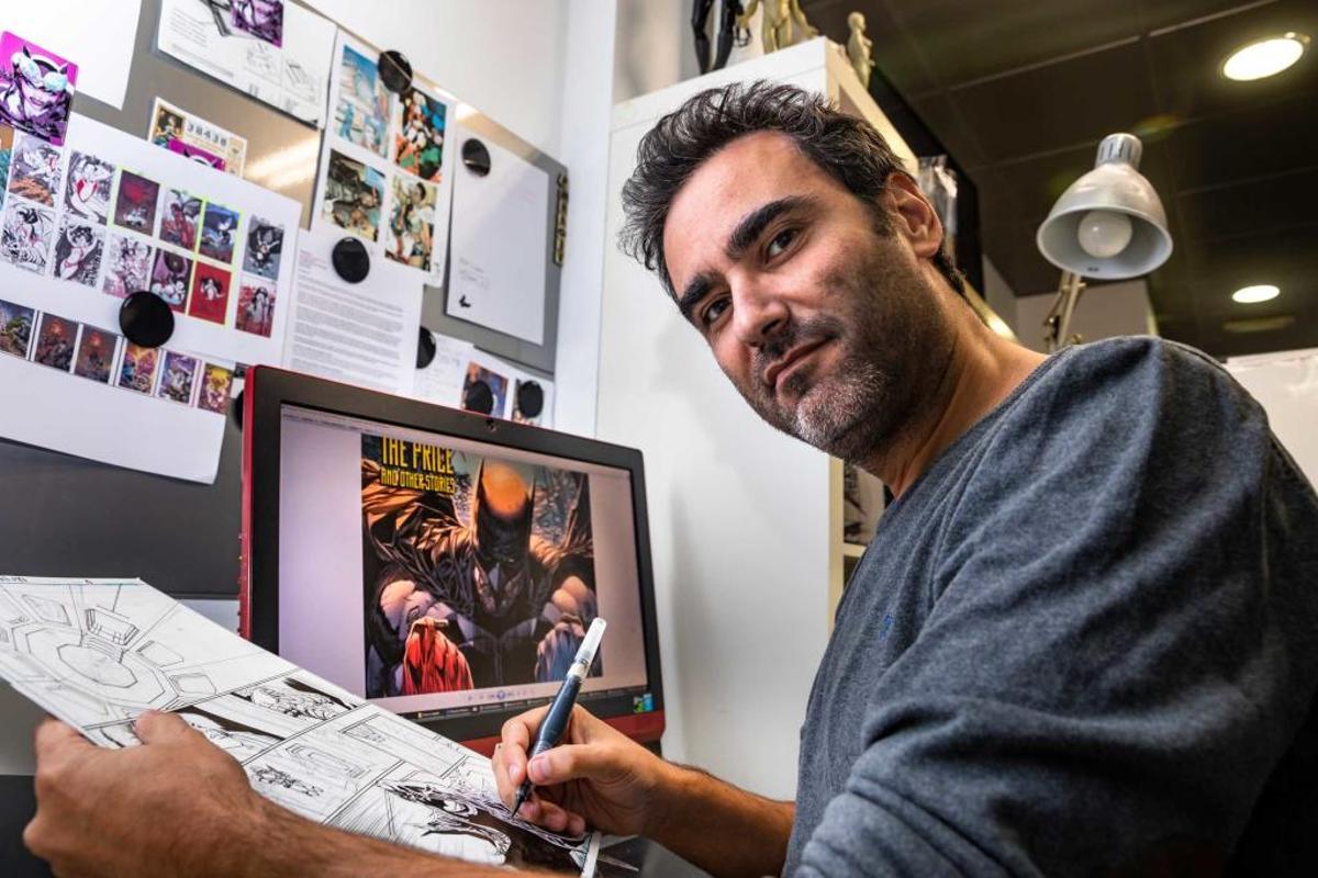Guillem March, dibujante oficial  de 'Batman'