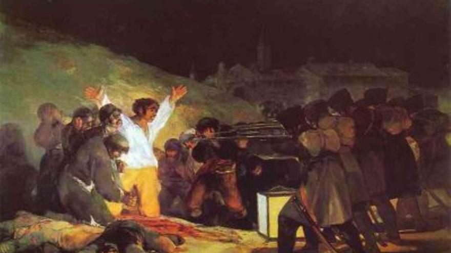 Obra de Goya, &quot;El 3 de mayo en Madrid&quot;.