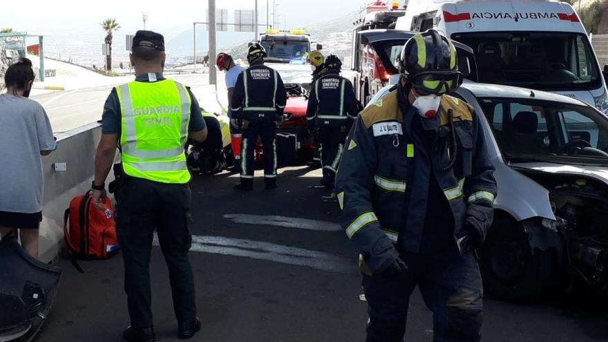 Dispositivo en el que colaboraron bomberos, agentes y sanitarios.