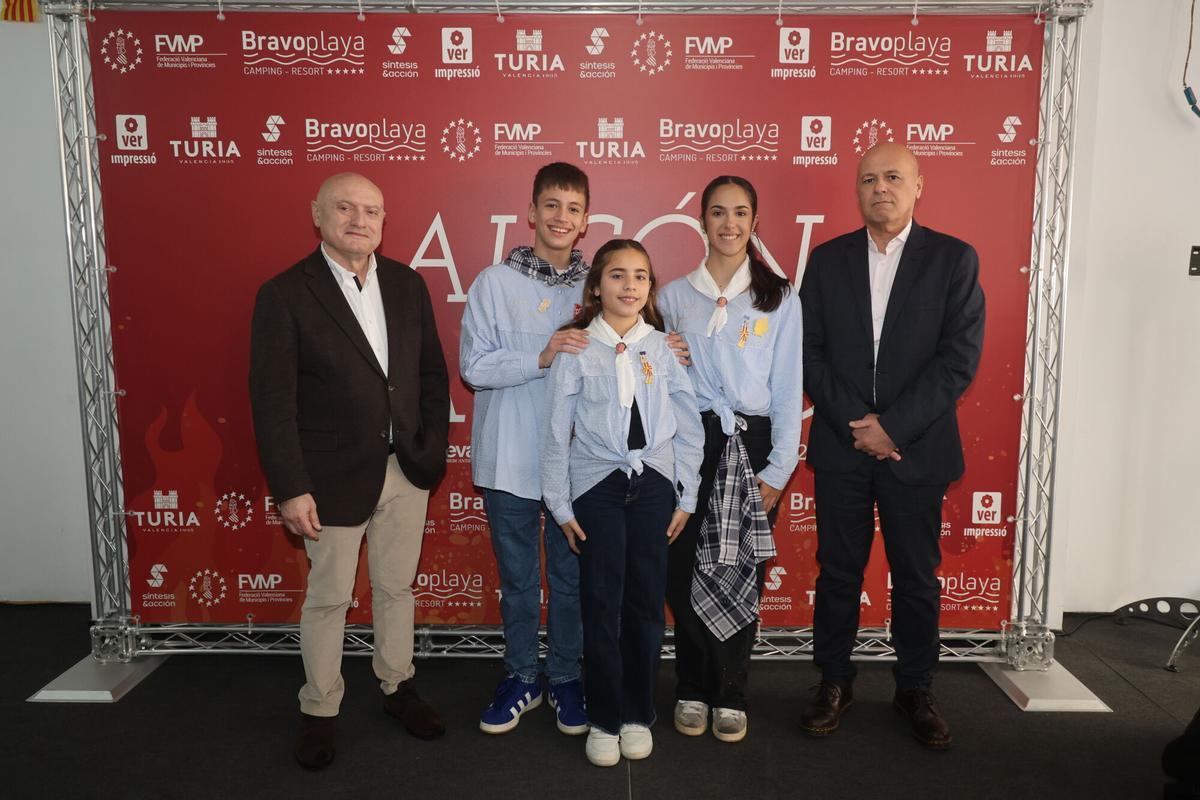 VALENCIA, VLC. Balcón de Levante-EMV del 10 de marzo 2026. El alcalde de Benimodo, Francisco Teruel Machi con las falleras mayores