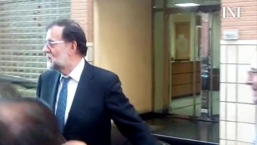 Mariano Rajoy se queda a trabajar en Santa Pola