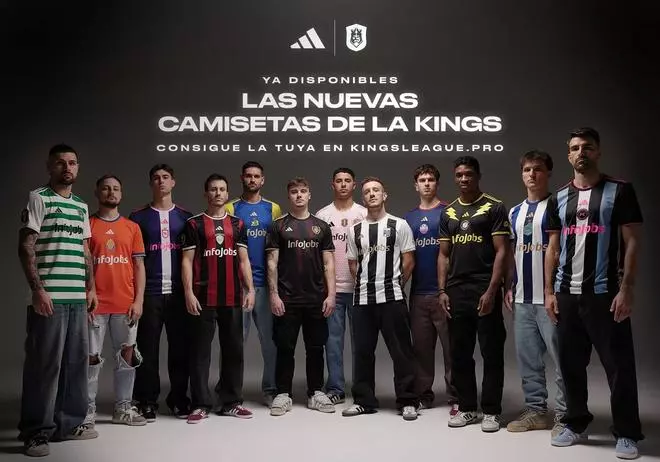 Así son las nuevas camisetas de la Kings League para 2025
