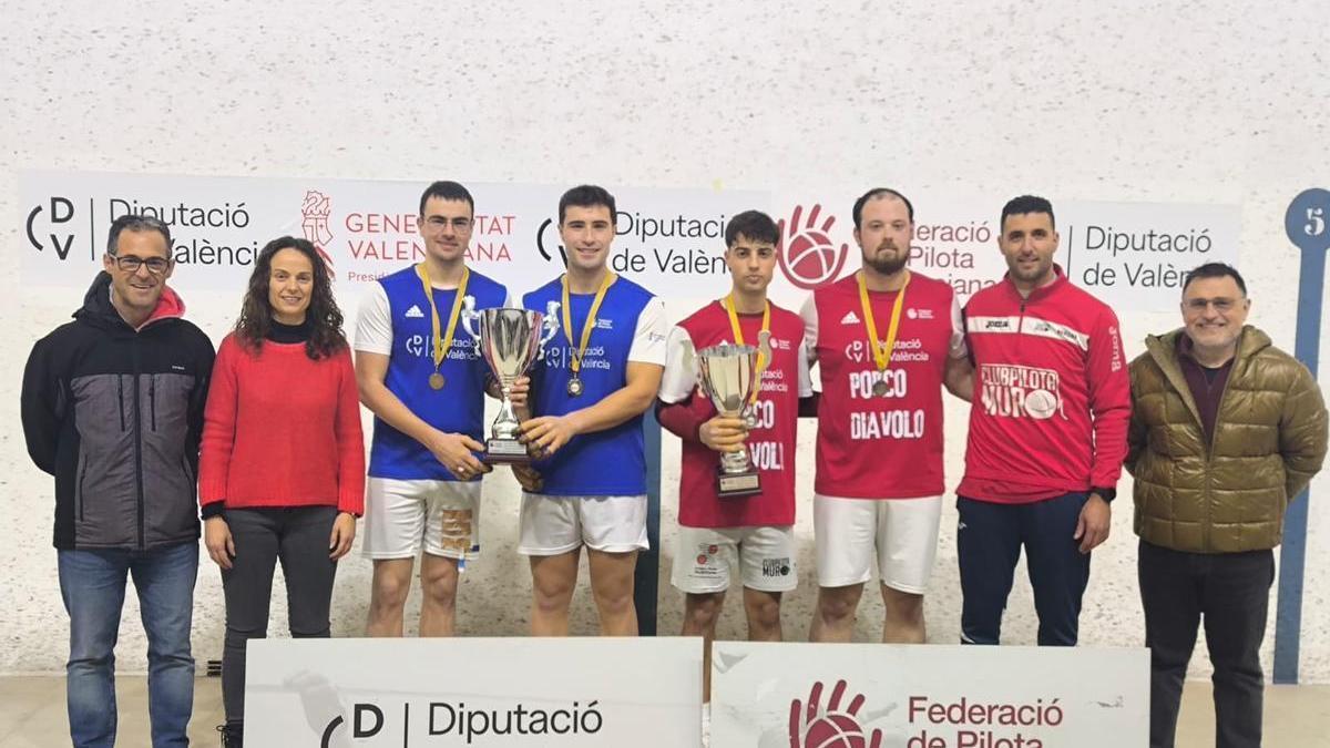Ontinyent Aielo, campió de Segona masculina contra Muro.
