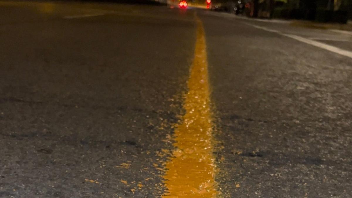 ¿Qué es la línea naranja que ha aparecido esta mañana en València?