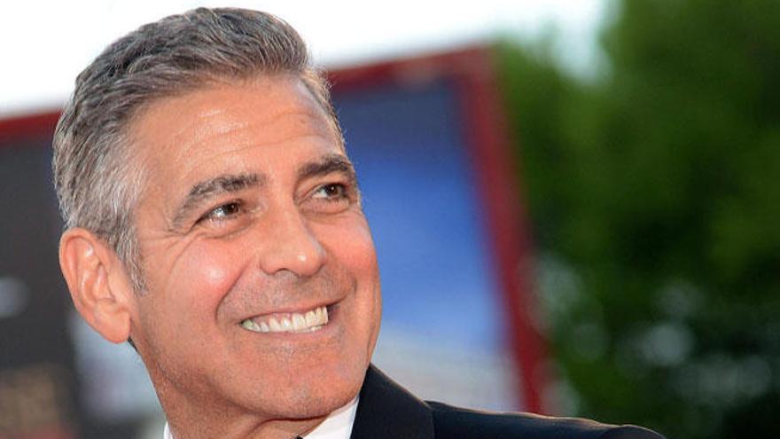 George Clooney en el Festival de Venecia.