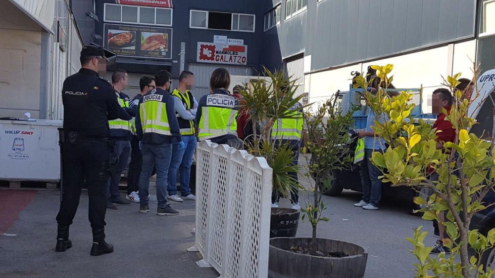 Redada policial contra la carne en mal estado en Santa Ponça