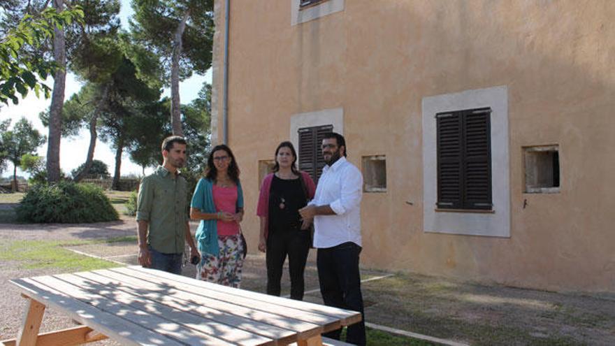 El conseller de Medio Ambiente, Vicenç Vidal, ha visitado hoy la finca pública.