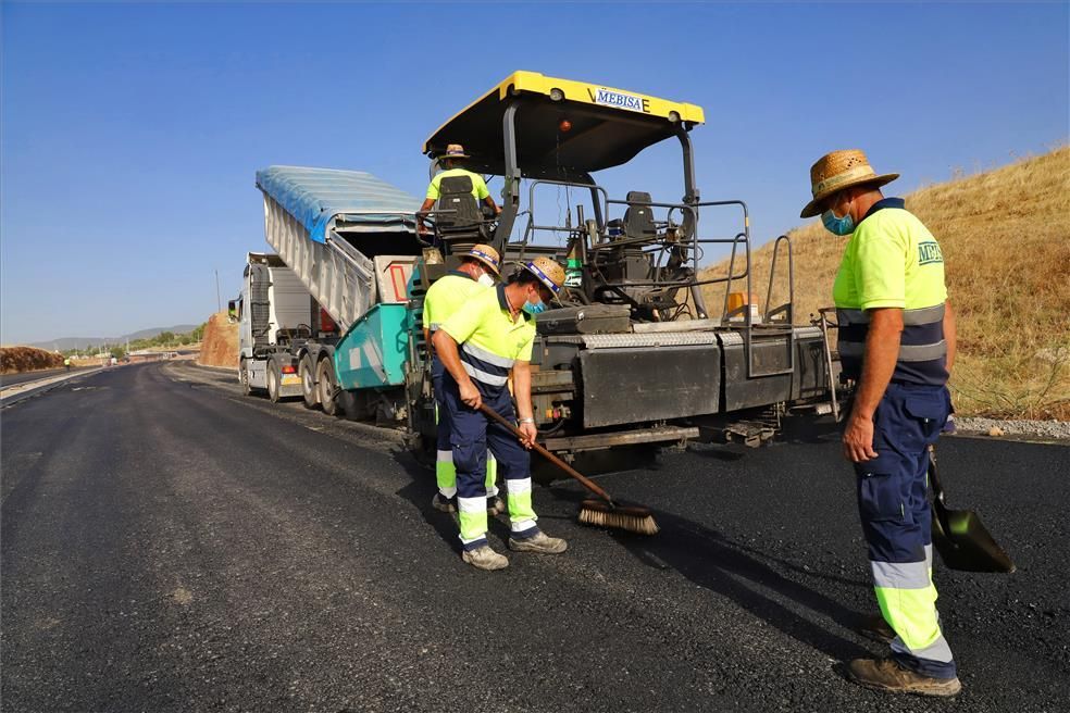 Imágenes de la evolución de las obras de la Ronda Norte