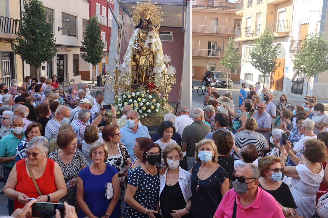 Benigànim se vuelva con la visita de la Virgen de los Desamparados