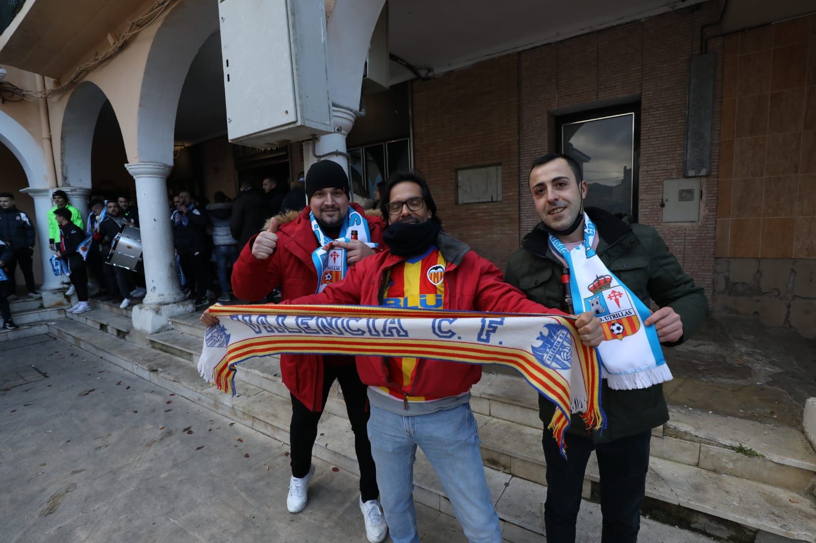 Así se ha vivido en Utrillas la previa del partido de Copa contra el Valencia