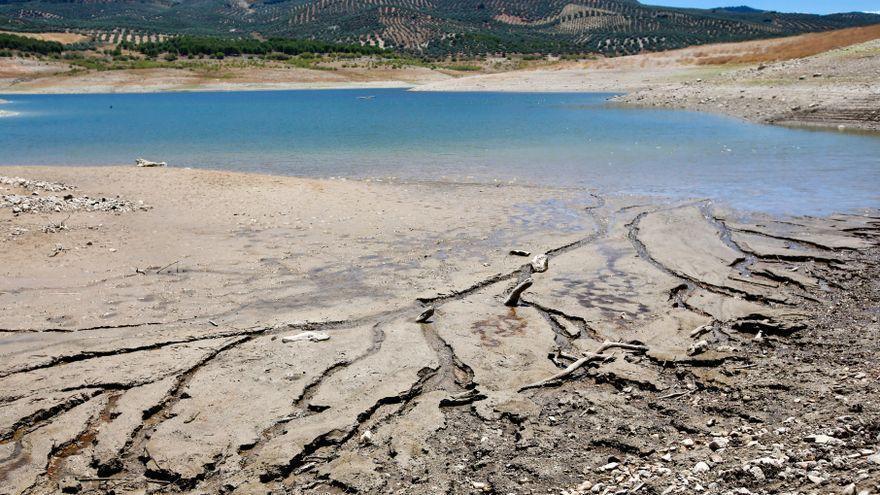 Vista del embalse de Iznájar.