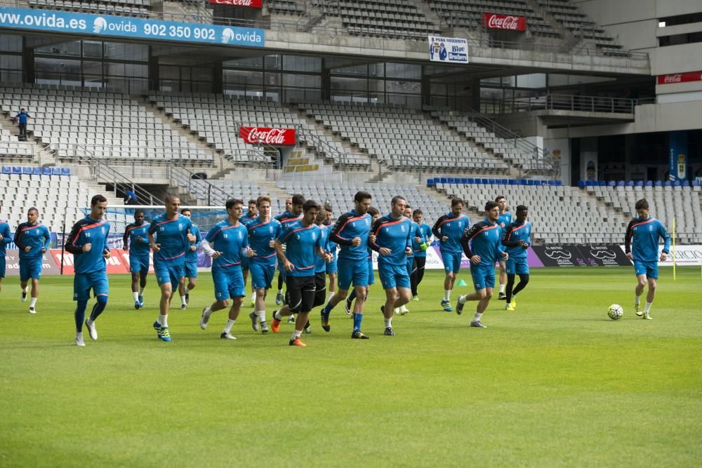 Entrenamiento del Real Oviedo