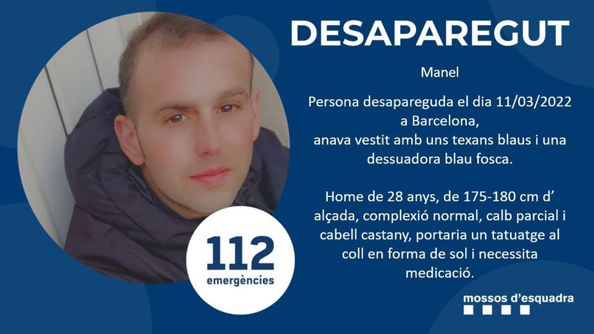 Manel desaparecido