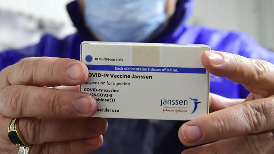 Una muestra de la vacuna de Janssen