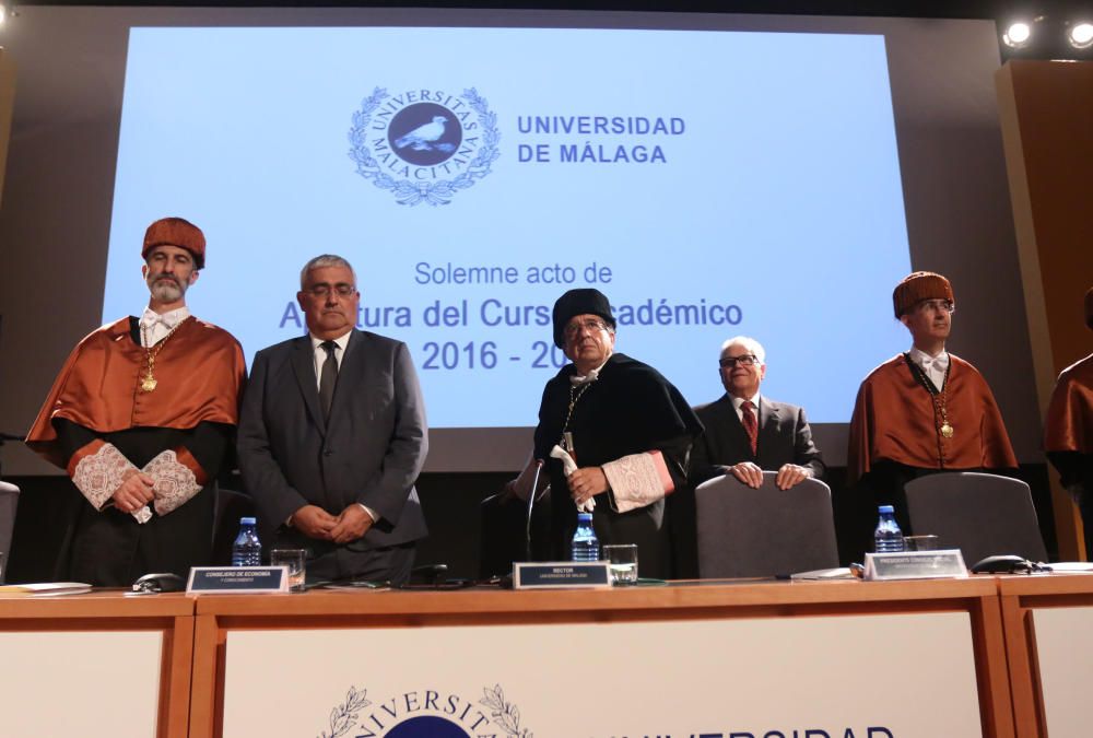 El acto oficial que ha tenido lugar en la Escuela de Ingenieros Industriales de la Universidad de Málaga