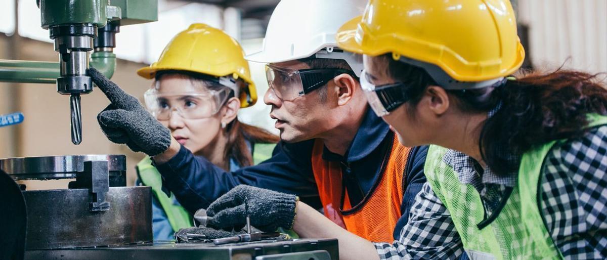 Una clase de formación profesional.