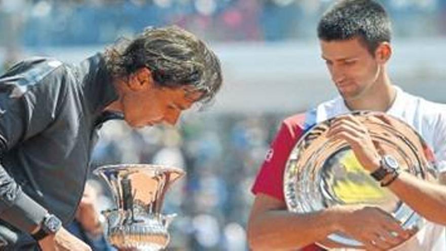 Rafa Nadal reconquista Roma y el respeto de Djokovic en tierra