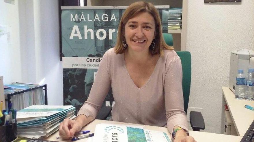 La portavoz de Málaga Ahora, Ysabel Torralbo