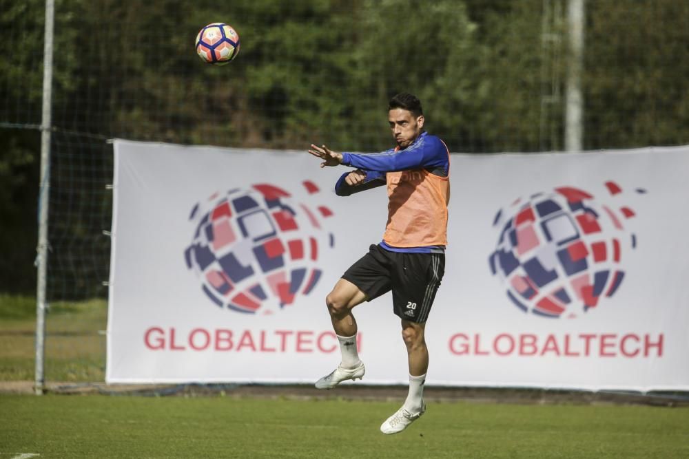 Entrenamiento del Real Oviedo 18/04/2017