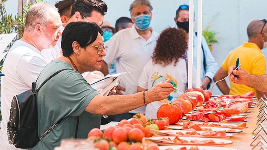 Los tomates presentados al concurso tenían un sabor extraordinario