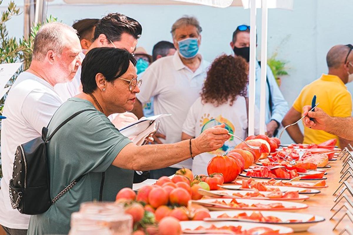 Los tomates presentados al concurso tenían un sabor extraordinario