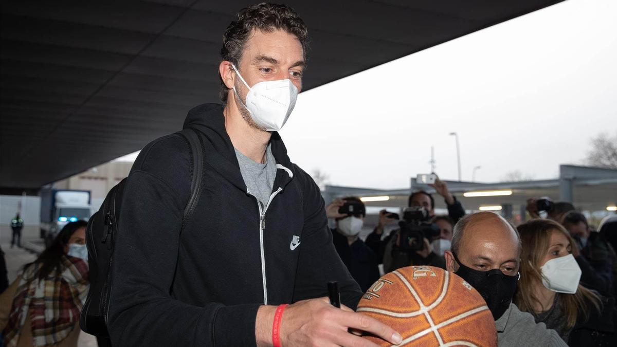 Pau Gasol ya está en Barcelona