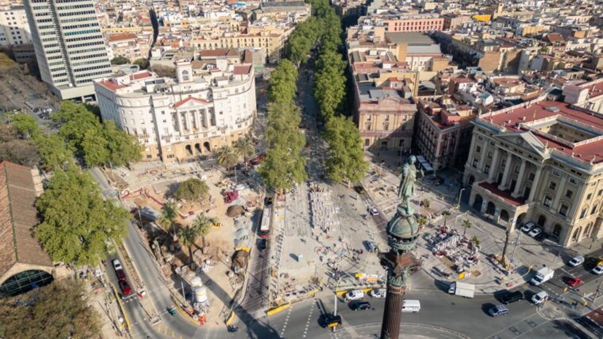 Vista aérea de La Rambla