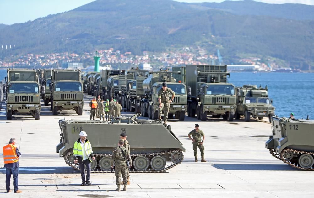 Desfile de acorazados desde Vigo rumbo al Báltico