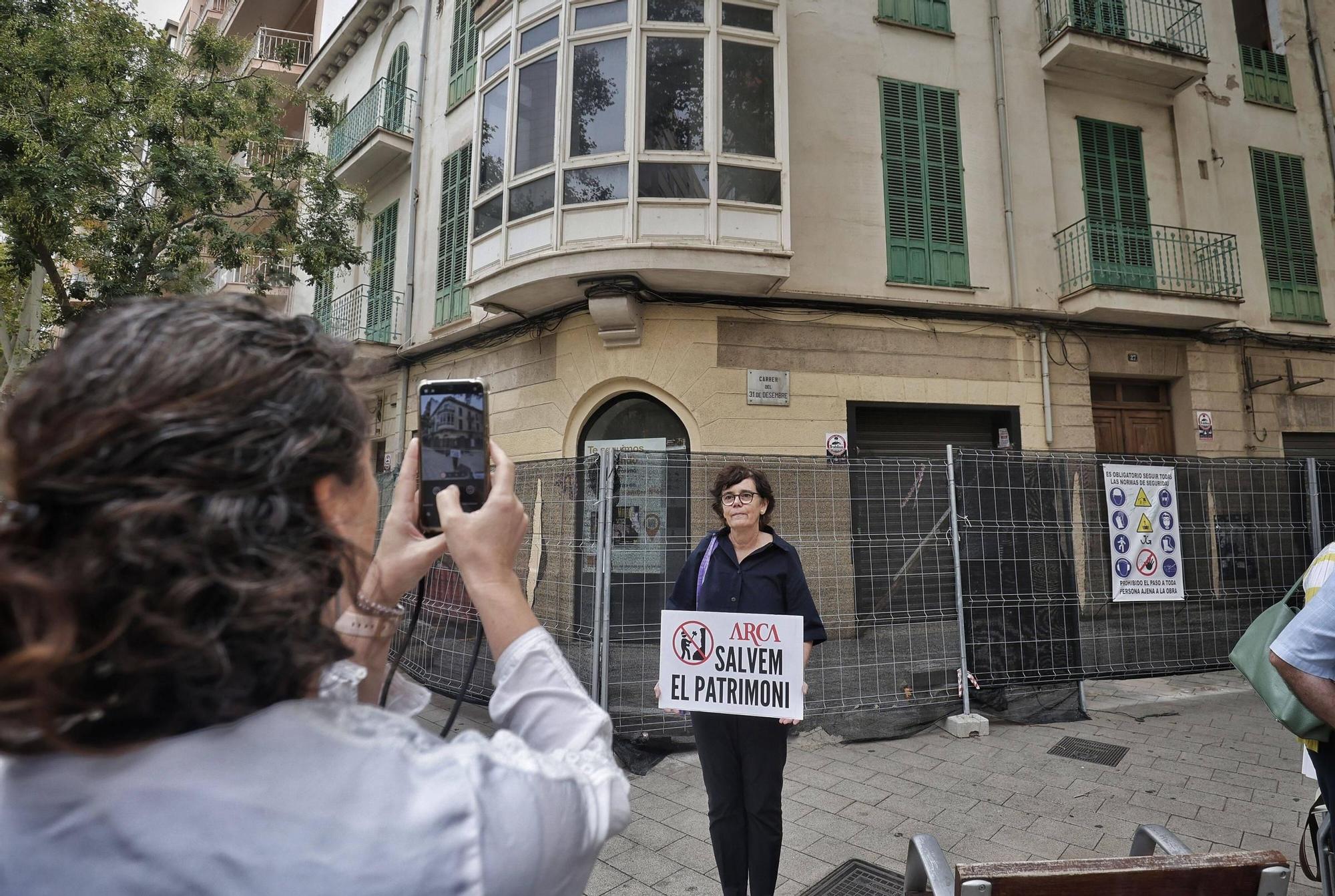 FOTOS | ARCA reivindica la protección del Eixample de Palma