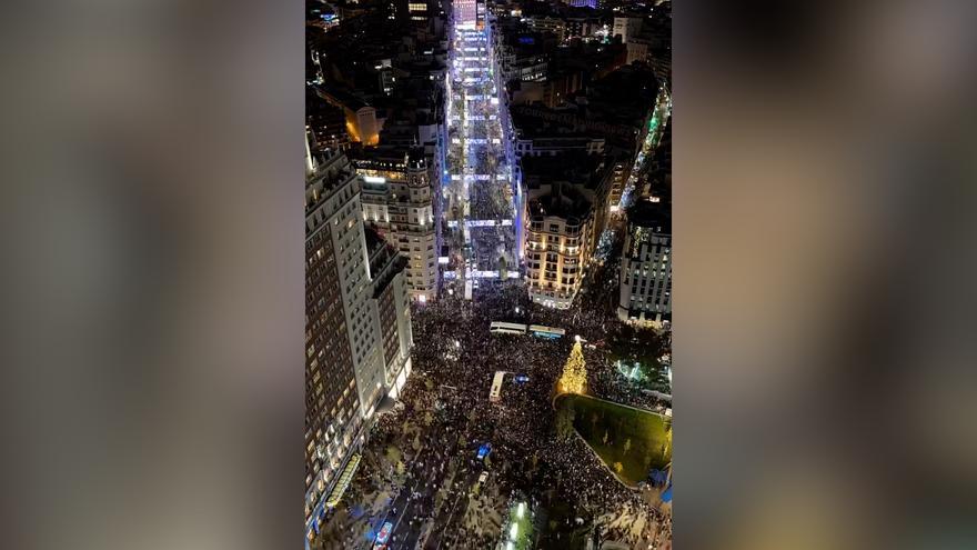 Madrid, colapsado por las luces de Navidad