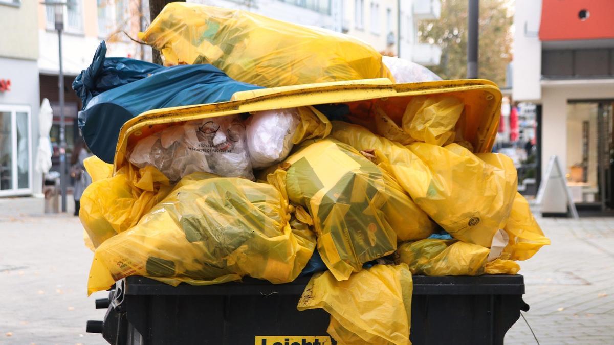 Contenedor de basuras.