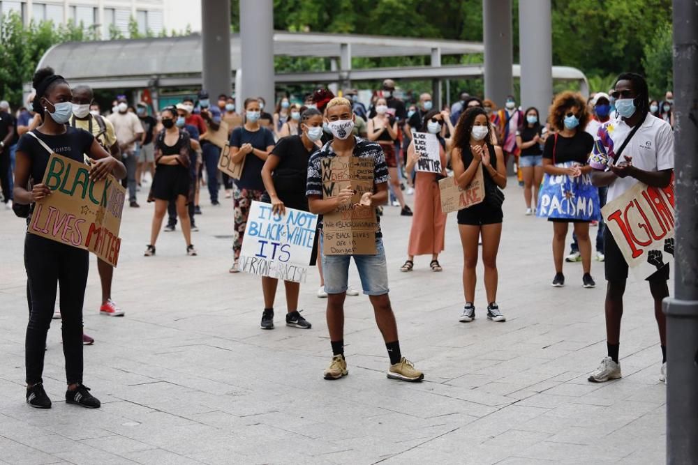 Protesta contra el racismo en Murcia