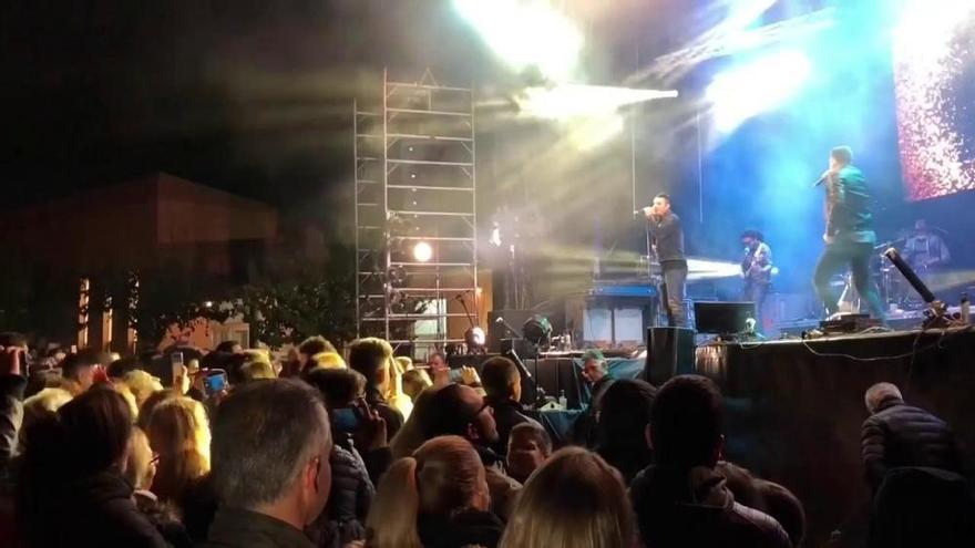 El dúo Andy y Lucas triunfa en Monfarracinos (Zamora) con un concierto multitudinario