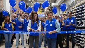 Inauguración de Decathlon City Sants, el pasado lunes.