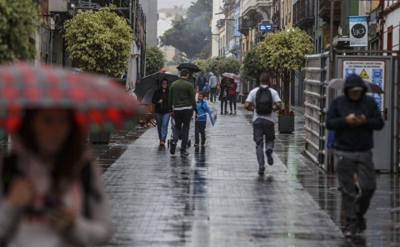 Primeras lluvias otoñales en La Laguna