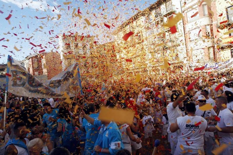 Fotogalería del chupinazo de San Roque en Calatayud