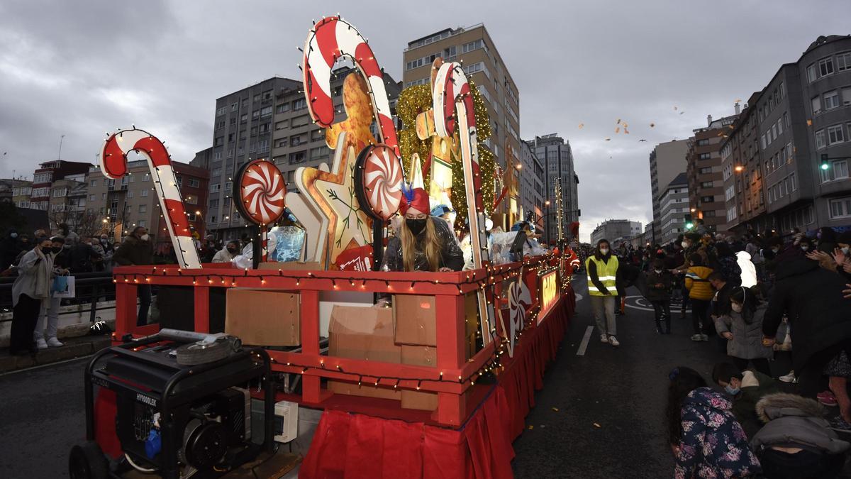 Cabalgata de Reyes en A Coruña, 2022