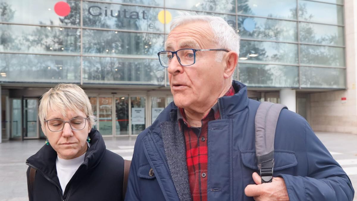 Joan Ribó acude a declarar a la Ciudad de la Justicia por la construcción de la piscina de Alboraia