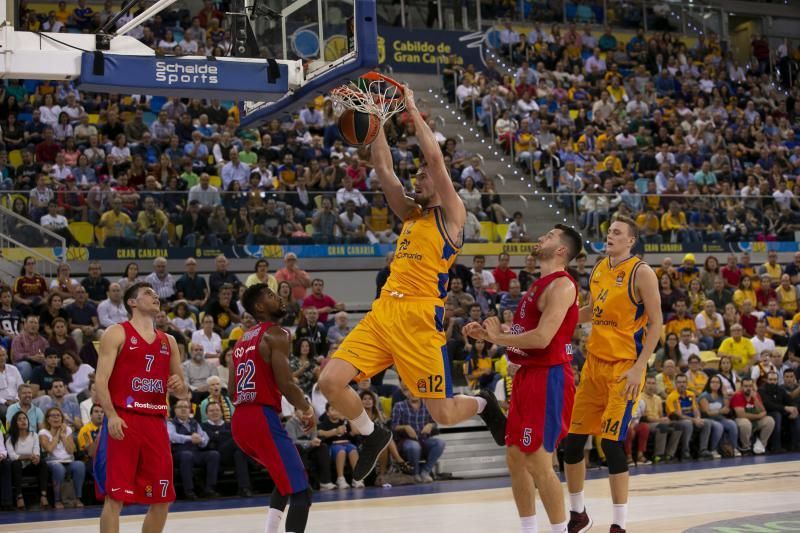 26.10.18. Las Palmas de Gran Canaria. Baloncesto Euroliga temporada 2018-19. Herbalife Gran Canaria - CSKA Moscú. Gran Canaria Arena. Foto Quique Curbelo  | 26/10/2018 | Fotógrafo: Quique Curbelo